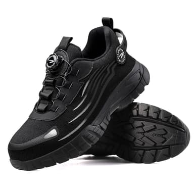 FOGOIN Werkstein S3 pro Arbeitsschuhe, Sicherheitsschuhe Herren S3 Explorer 3.0 | Atmungsaktive Arbeitsschuhe Damen mit Stahlkappe Leicht & Sportlich für Schnellverschluss Drehverschluss