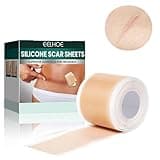 SANGFUN Silikon-Narbenpflaster 4 * 150CM, Silikonpflaster für Narben, Narbenpflaster, Verbandspflaster, Sanfte Pflege, Komfortable und Leichte Pflaster für die TäGliche Pflege