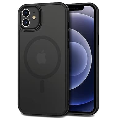 CACOE für iPhone 12/12 Pro Hülle Kameraschutzend, Kompatibel mit MagSafe, Stoßfest Kratzfest Magnetisch Rückseite Handyhülle für iPhone 12/12 Pro Case Transluzente