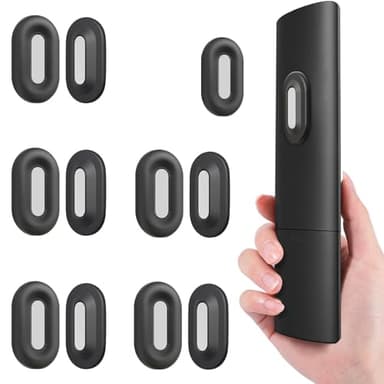 Freewindo Magnetischer Fernbedienungshalter, Wandhalterung, 5 Stück, TV-Fernbedienungshalter, Wandhalterung, Silikon-Fernbedienung, magnetischer Fernbedienungshalter für Bett, Fernseher