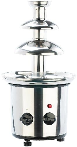 Rosenstein & Söhne Schokobrunnen: Schokoladen-Brunnen aus rostfreiem Edelstahl, 250 Watt (Schokoladebrunnen, Schokobrunnen Schokolade, Zimmerbrunnen)