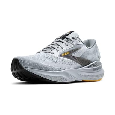 Brooks Adrenaline GTS 24 Stützender Laufschuh für Herren, Legierung/Weiß/Gold Fusion, 44 EU
