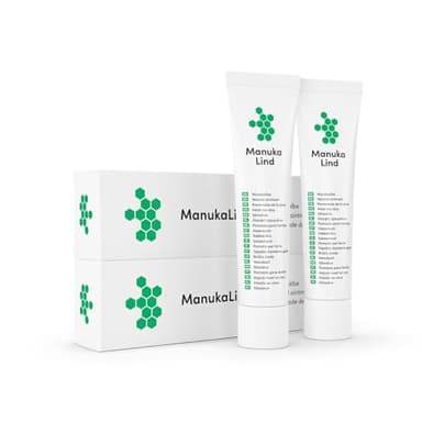 ManukaLind Wundheilsalbe 2x15g - Natürlich wirksam mit Manuka-Honig MGO 514+ - Wund und Heilsalbe für alle Wundheilungsphasen - Zuhause und Unterwegs