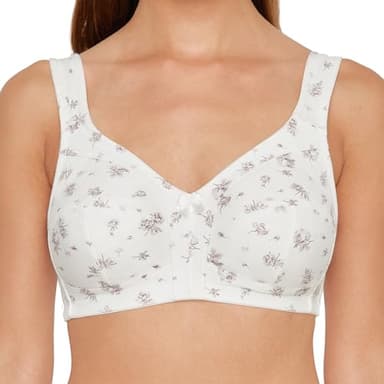 SUSA Entlastungs BH Damen ohne Bügel Prints I Damen-BHS mit genähten Cups & Komfortträger I Optimaler Halt, Entlastung von Rücken, Nacken, Schulter
