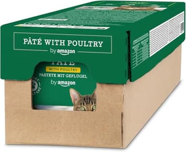 by Amazon Katzenfutter, nass, Pastete mit Geflügel, 100 g, 16 Stück