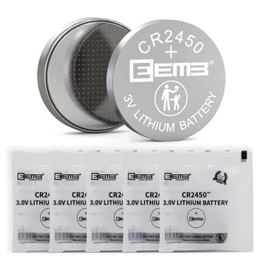 EEMB CR2450 Lithium Knopfzellen 3V,5 Stück CR 2450 Batterien