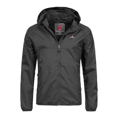 Höhenhorn 27J23 Rigi Herren Regen Jacke Outdoor Rain Freizeitjacke Schwarz XXL