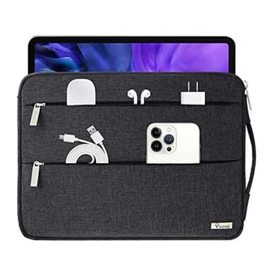 Voova 11,6 13 13,6 Zoll Laptophülle MacBook Air Pro M1 M2 iPad Tablet Tasche 13.3 11 11.6 Hülle Laptoptasche Laptop Sleeve Notebook Case Lenovo Dell HP Schwarz