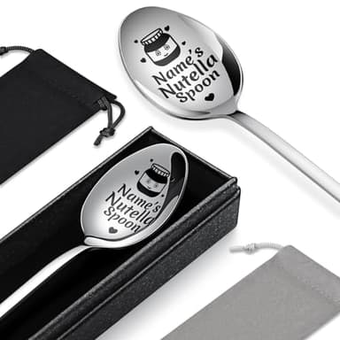 Löffel Personalisierter für Nutella – 12 Designs – Schöne Geschenkbox