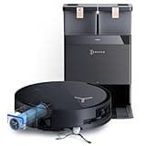 ECOVACS DEEBOT X8 PRO Omni Saugroboter mit Wischfunktion, 18.000 Pa, OZMO Roller Wischwalze mit kontinuierlicher Selbstreinigung, Moppreinigung mit Heißwasser 40–75 °C, autom. Reinigungsmittelzugabe