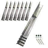 8 x Eck-/Winkelanker-Sets zum Einbetonieren, inkl. Befestigungsmaterial - für Schaukel, Spielturm & Spielgeräte im Außenbereich (Eck- / Winkelanker)