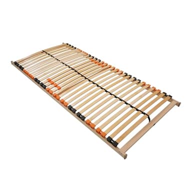 BMM Lattenrost 80x200 cm Fly NV – Nicht verstellbar, 7 Zonen, für alle Matratzen, Höhe 7 cm, komplett vormontiert, Made in Germany