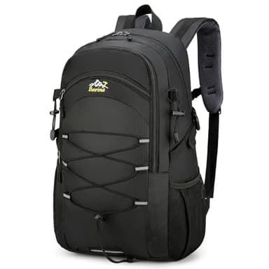 Besrina Wanderrucksack 40L, Herren Damen Wasserdichter Rucksack Trekkingrucksack Reiserucksack, Outdoorrucksack mit Reflexstreifen Für Wandern, Radfahren, Klettern, Bergsteigen und Reisen Sport