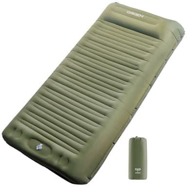 Origem Selbstaufblasende Campingmatte, 14 cm, verbesserte Isomatte mit integrierter Pumpe, ultraleichte aufblasbare Matratze, Isomatte für Outdoor-Camping, Rucksackreisen, Wandern, Reisen, MDN05092