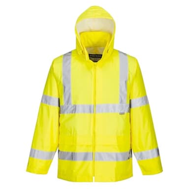 Portwest H440 Herren Leichte Wasserdichte Hi-Vis Regenjacke Gelb, XL