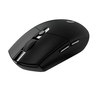 Logitech G G305 LIGHTSPEED kabellose Gaming-Maus mit HERO 12K DPI Sensor, Wireless Verbindung, 6 programmierbare Tasten, 250 Stunden Akkulaufzeit, Leichtgewicht, PC/Mac - Schwarz