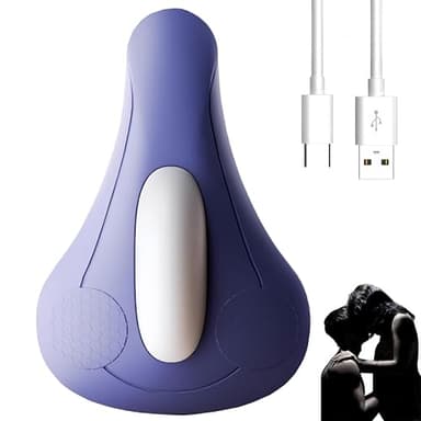 Beckenbodentrainingsgeräte mit 4 Vibrationsmodi für Männer, wiederaufladbarer Sitztrainer, Kegel-Trainingsgeräte für mehr Kraft und Selbstvertrauen, Massagegerät (Blau)