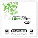 LibreOffice 2025 home and student 2024 professional plus business kompatibel mit microsoft office word excel powerpoint adobe pdf software usb für windows 11 10 8 7 vista xp 32 64-bit pc & Mac OS x
