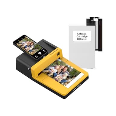 KODAK Dock ERA 4PASS Mobiler Fotodrucker (10x15cm) Fotodrucker + 10 Blatts