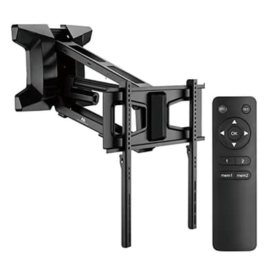 Maclean Elektrisch Höhenverstellbare TV Wandhalterung mit Fernbedienung Zur Montage über dem Kamin 37-70" | Max. 54cm Höhenverstellung | max. VESA 600x400 bis 35kg | MC-891