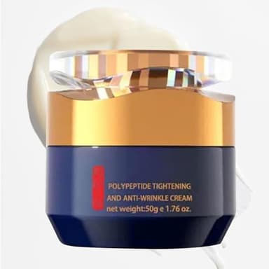 Creme gegen Falten, Qingling Faltenentfernungscreme, Qingling Straffungs- und Anti-Falten-Creme mit Polypeptiden