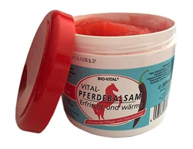 WEB 500ml Pferdebalsam mit Chiliextrakt - Muskelschmerzen, Muskelkater & Verspannungen - Wärmesalbe - Natürlich, Silikonefrei - Erwachsene, Sportlich Aktive, Muskelbeschwerden