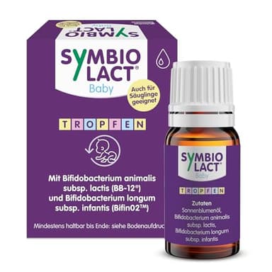 SymbioLact Baby Tropfen – Probiotische Tropfen für Babys und Säuglinge zur Unterstützung der Darmflora