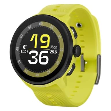 SUUNTO Run GPS Laufuhr, 1,32" AMOLED-Touchscreen, Leichtgewicht, Multisport, Aktivitätentracker, Präzises GPS, Herzfrequenz-/Schlaf-Tracking, 12 Tage Akkulaufzeit, 4GB Offline-Musikspeicher