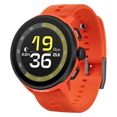 SUUNTO Run GPS Laufuhr, 1,32" AMOLED-Touchscreen, Leichtgewicht, Multisport, Aktivitätentracker, Präzises GPS, Herzfrequenz-/Schlaf-Tracking, 12 Tage Akkulaufzeit, 4GB Offline-Musikspeicher