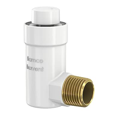 Flamco Flexvent H R1/2 weiß | Automatischer Schnellentlüfter für Heizungs- und Klimaanlagen- 27711