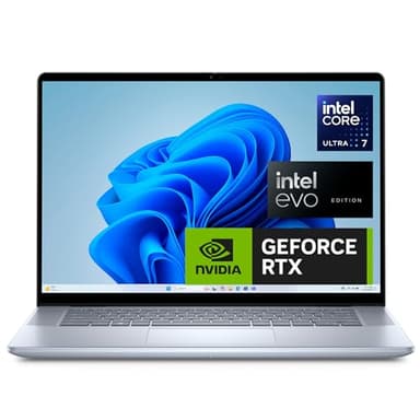 Dell Inspiron 16 Plus 7640 Laptop 16 Inch 16:10 2.5K Display, Intel Evo Edition - Intel Core Ultra 7, NVIDIA GeForce RTX 4060 Graphics, 16GB RAM, 1TB, Windows 11 Home, Fingerprint Reader, Keyboard