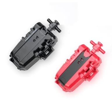AIBREAY 2 kreisel X String Launchers, Kampfkreisel Starter Set, Battling Tops Schnur Launcher, Battle Spinner Starters, Kompatibel mit X-Serien kreisel, Schwarz Rot Set