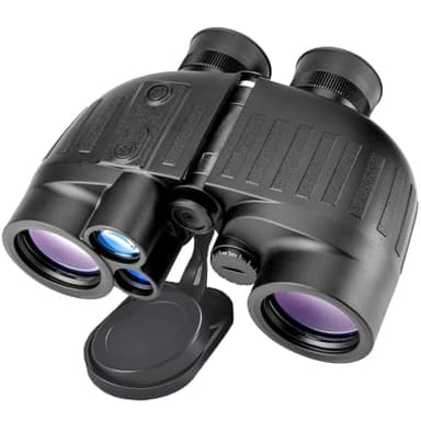8x40 Fernglas für Erwachsene, ausgestattet mit Entfernungsmesser und Kompass, IP65 wasserdichtes UHD-Fernglas, Sichtfeld 8°, OLED-Glas für Vogelbeobachtung, Segeln, Bootfahren, Angeln