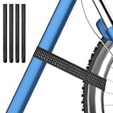 Fahrradträgergurte, 4er-Pack Fahrradträger Gurte Verstellbare Fahrrad-Stabilisator-Gurte, Spanngurte mit Haken und Schlaufe für Auto- und Wandhalterung, für Transport und Aufbewahrung, 70 cm x 5 cm