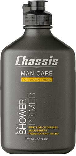 Chassis Duschprimer 5-in-1 Intimpflege – Intim Wasch-Gel und Tiefenreinigung für Männer – pH-Hautneutral Dermatologisch Getestet