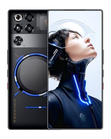 REDMAGIC 11 Pro 144Hz Gaming Handy, 5G Android Smartphone, 16GB RAM+512GB ROM, Snapdragon 8 Elite Gen 5, 6.85" 1.5K Full Bildschirm Gaming Telefon, 50MP Kamera, 80W Ladegerät, Transparent