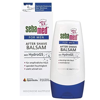 Sebamed for Men After Shave Herren Balsam, hilft gegen Rasurbrand, ist feuchtigkeitsspendend und hautberuhigend, ohne Mikroplastik, MADE in Germany