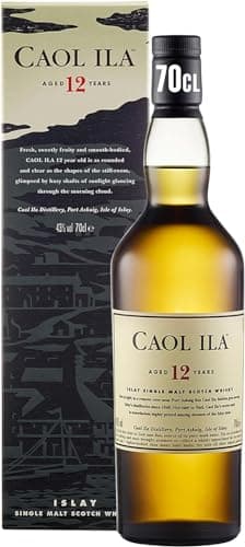 Caol Ila 12 Jahre | Islay Single Malt Scotch Whisky | mit Geschenkverpackung | Ausgezeichneter, aromatischer Single Malt | handgefertigt von den schottischen Inseln | 43% vol | 700ml Einzelflasche |