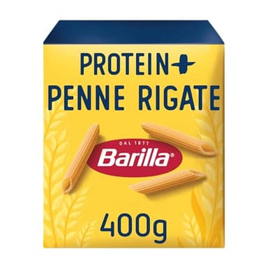 Barilla Pasta Protein+ Penne Rigate 400g I der Pasta-Geschmack, den Sie lieben, mit der Energie, die Sie wollen!