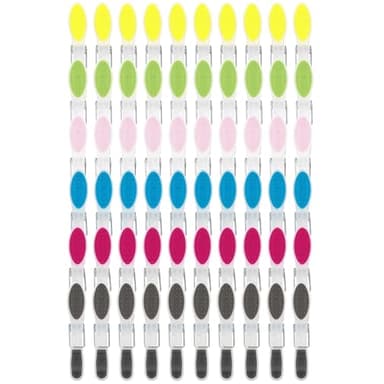 Collazoey 60 Stück Wäscheklammern bunt,rutschfeste Wäscheklammern,Wäscheklammern Plastik,Hinterlässt Keine Spuren, für Wäscheleine oder Wäscheständer,Handtuch, Kleidung, Socken