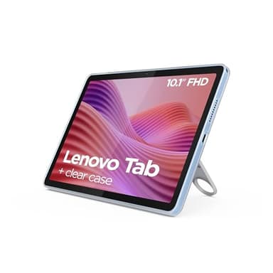 Lenovo Tab Tablet | 10.1" Full HD Display | MediaTek G85 | 4GB RAM | 64GB eMMC 5.1 Speicher | Android | Polar Blue | inkl. Schutzhülle mit integriertem Ständer