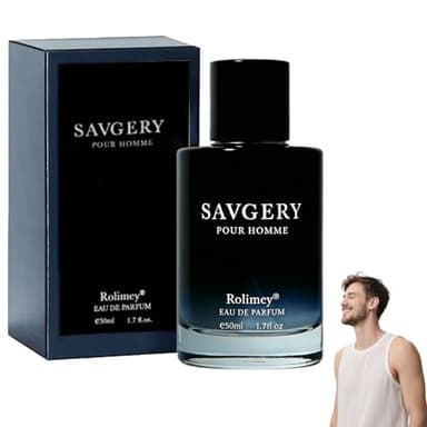 Rolimey Savagery Homme Pheromon Parfüm, 2026 Neu Pheromone Parfum Herren, Lang anhaltende Wirkung, Geschenke für Männer 50 ml (1 flasche)