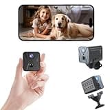 Mini Kamera,2K Kamera überwachung innen,Full HD Überwachungskamera,Mini Kamera Live Übertragung Handy APP,Lange Standby WiFi Kamera,mit Bewegungsmelder und Nachtsicht für Startseite Büro Sicherheit