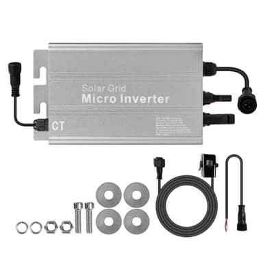 DewinLVD Solar Micro Inverter, MPPT Wechselrichter 700W Solar Inverter for Solar Panel Balcony Power Station Grid Tie Inverter Pure Sine Wave Output DC18V-50V to AC230V Output