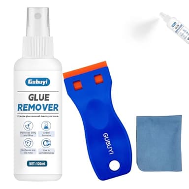 Klebereste Entferner, klebstoffentferner, Etikettenlöser Spray, Etikettenentferner und Kleberlöser, KKleberentferner per Entfernt Schnell Hartnäckige Klebereste-100ml