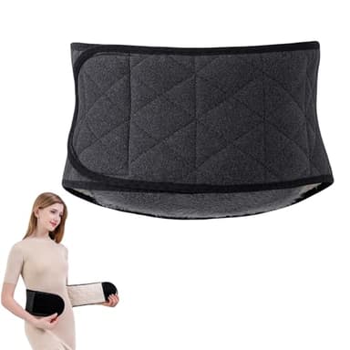 Nierengurt,Nierenwärmer Herren,Damen Taille Angora Nierenschutz,Rückenwärmer Elastisch Winter,für Bauchwärmer Gürtel Kaschmir,Leibwärmer Dicken Unterstützung,Heating Wärmegürtel mit Plüschfutter