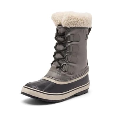 Sorel Damen Winter Carnival Boot WP wasserdichte Schneestiefel, Quarry, Black, 39 EU