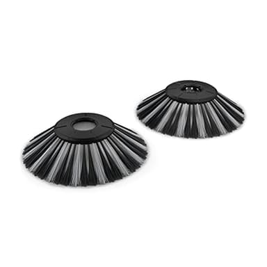 Kärcher Seitenbesen mit spezieller Beborstung für feuchtes und feinkörniges Kehrgut wie Laub für die Kehrmaschinen S 6 bis S 6 Twin, schwarz