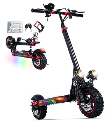 PLAYBIK E-Scooter mit Straßenzulassung für Erwachsene, Reichweite 45-55 km, max. 20 km/h Geschwindigkeit, Doppelfederungssystem, Wasserschutzklasse IPX5, höhenverstellbarer Lenker, Festtagsgeschenk