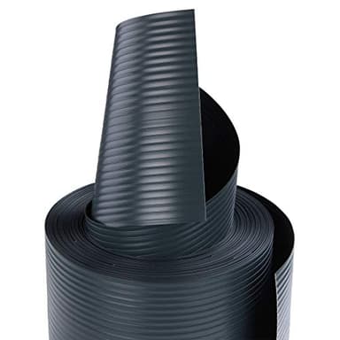 yourGEAR Sichtschutzstreifen für Doppelstabmatten - 9 Stück 252x19 cm Hart-PVC 1050 g/m² – Extra stabiler blickdichter Sichtschutz Garten, wetterfester Zaun Sichtschutz - anthrazit RAL 7016